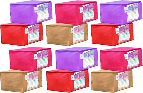 Kuber Industries Non Woven Saree Storage Covers| Zipper Closure ...