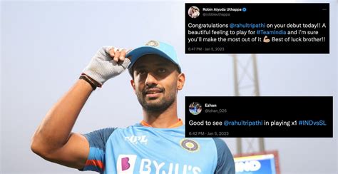 "Der aaye durust aaye" - Fans react as Rahul Tripathi makes his T20I ...