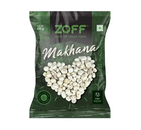 Buy Makhana (100gm * Pack of 4) Online from Zoff Foods at Best Price