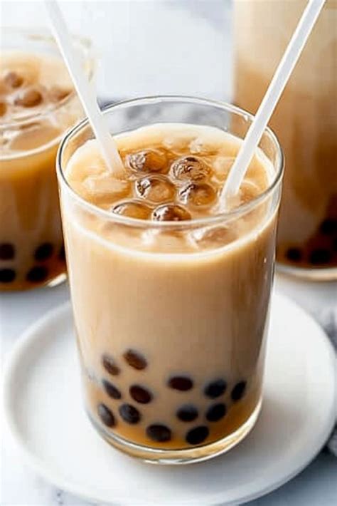 Brown Sugar Bubble Tea with Homemade Boba Pearls: A Sweet, Chewy, and ...