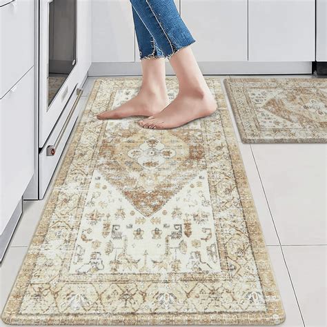 Amazon.com: KIMODE Farmhouse Kitchen Mats,Anti Fatigue Kitchen Rugs ...