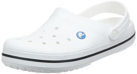 Buy crocs Unisex Crocband Clog, White, 8 US Men/10 US Women at Amazon.in