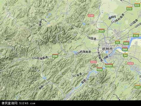 杭州地图全图可放大展示_地图分享