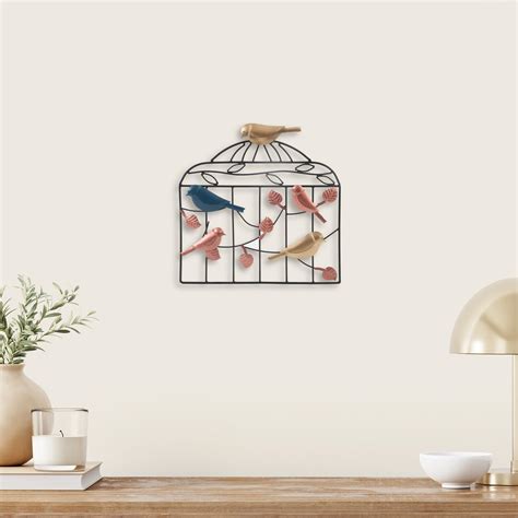 Buy Iliano Metal Open Cage Wall Accent from Home Centre at just INR 799.0