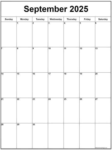 Free September Calendar Printable – Plan Ahead! - Printables for Everyone