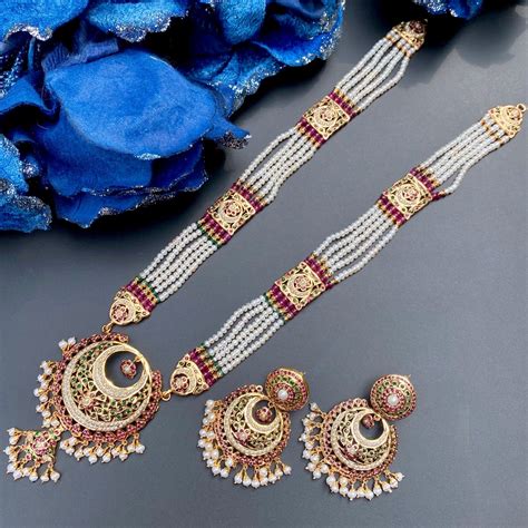 Pearl Rani Haar | 22k Gold & Gold Plated | Indian Pearl Jewelry