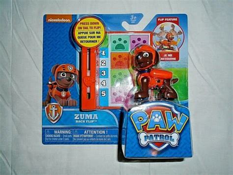 Buy Nickelodeon Paw Patrol Zuma Back Flip with Score Pad "NEW" Online ...