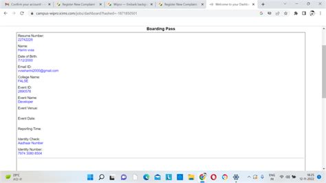 Wipro — Problem in BG verification