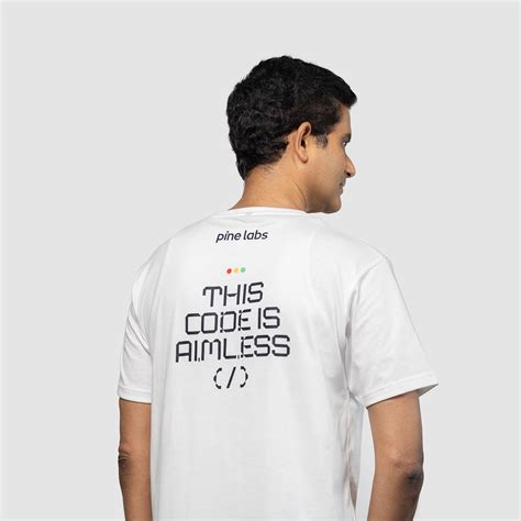 The aimless code T-shirt – Swag Store
