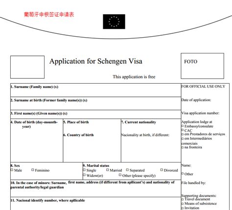 挪威申根签证申请表表格Word模板下载_编号lbggkkoz_熊猫办公