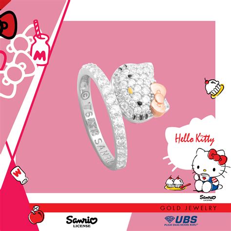 HELLO KITTY RING | UBSLifestyle – Perhiasan Emas – Gold Jewelry