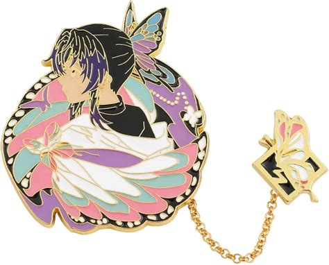 Buy Demon Enamel Pins for Backpack - Kimetsu noyaiba Characters Anime ...