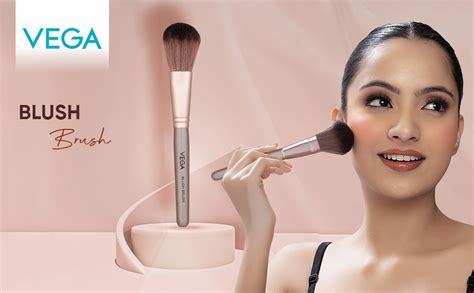 Vega Blush Brush for Powder, Liquid Blush & Cream, Blend Blush Brush ...