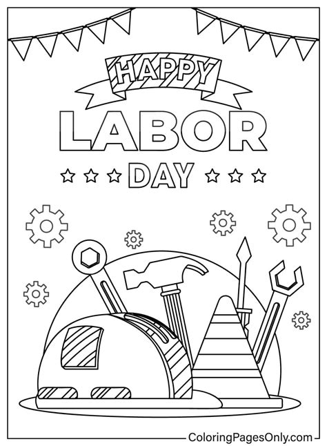Labor Day 2024 Coloring Pages