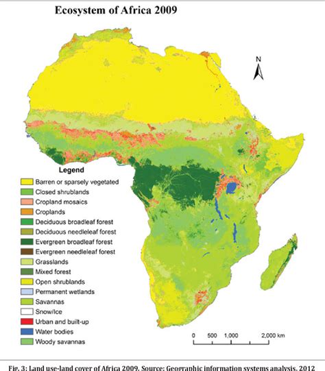 Vegetation Map Of Africa