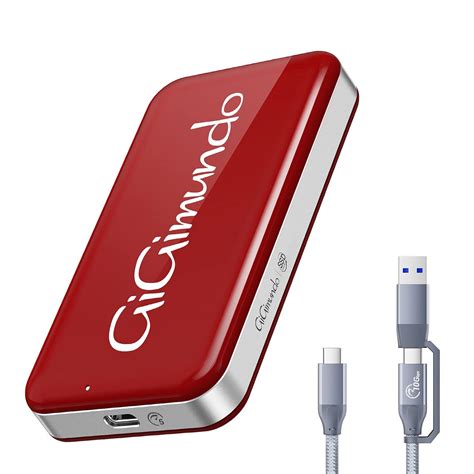 GiGimundo 512G External SSD,Up to 1050MB/s Data Transfer USB3.1 Gen1 ...
