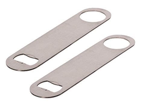 King International Stainless Steel Plain Flat Bottle Opener, 7'',Bottle ...