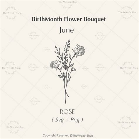 June Flower Birth Month