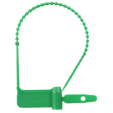 Secure-Pull Breakable Seals, 9.5in, Red | Bound Tree