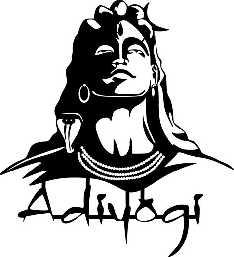Adiyogi Wall ART Design For Laser And CNC Cutting Free Vector 0309