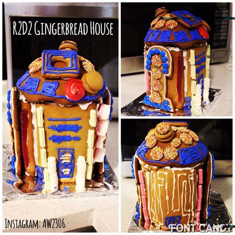 Star Wars gingerbread house - R2D2. All edible gingerbread! | Graham ...