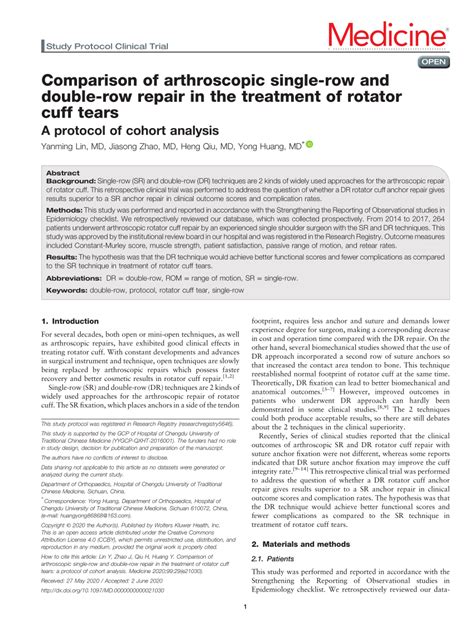 Image result for Single Row Rotator Cuff Repair