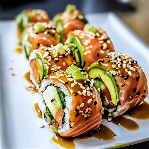 Avocado Salmon Rolls - Zero Ingredients