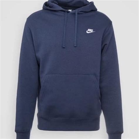 Navy blue Nike hoodie Super comfy no noticeable flaws - Depop