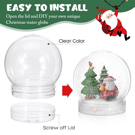 Plastic Snow Globe Kits Colorations® Create Your Own Snow Globe Set