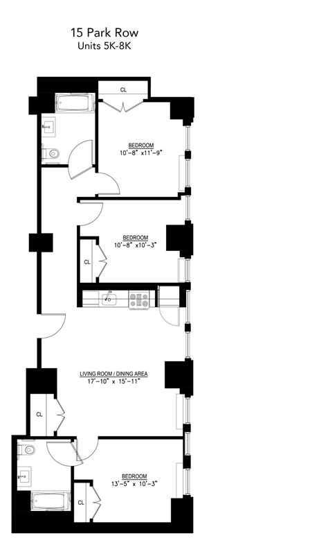 15 Park Row #8K in Fulton/Seaport, Manhattan | StreetEasy