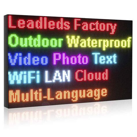 LED Outdoor Sign Componets 的图像结果