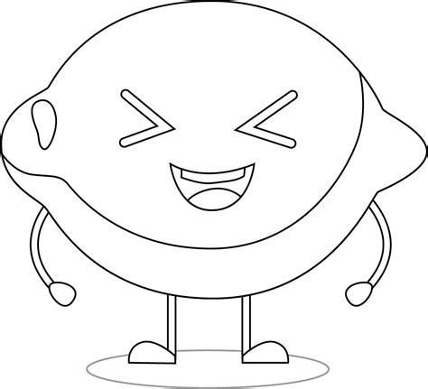 Image result for Lemon Cartoon Coloring