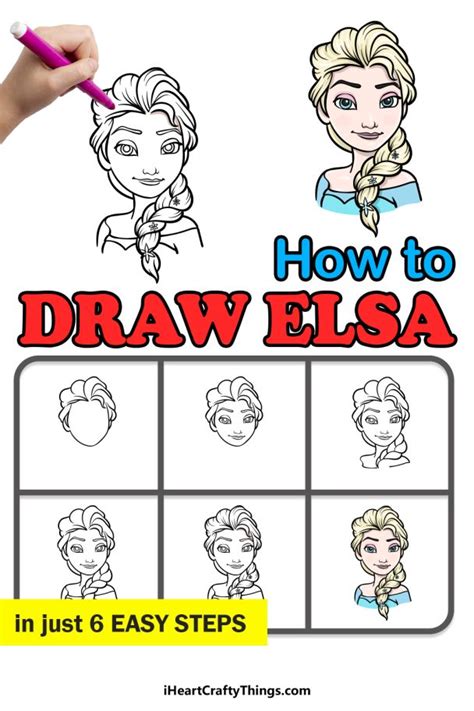 Image result for Elsa Drawing Step by Step
