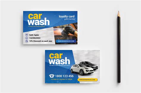 Car Wash Business Cards 的图像结果