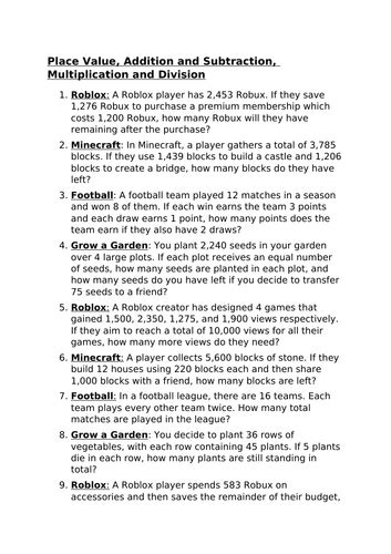 Fun Math Problems 的图像结果