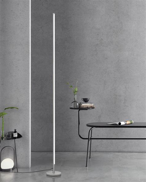 TACAHE Minimalist Corner Floor Lamp - 2700K-6500K Dimmable LED Night ...