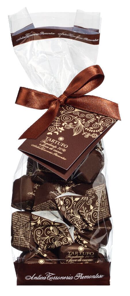 Tartufi dolci cioccolato fondente 70%, sacchetto, dark chocolate ...