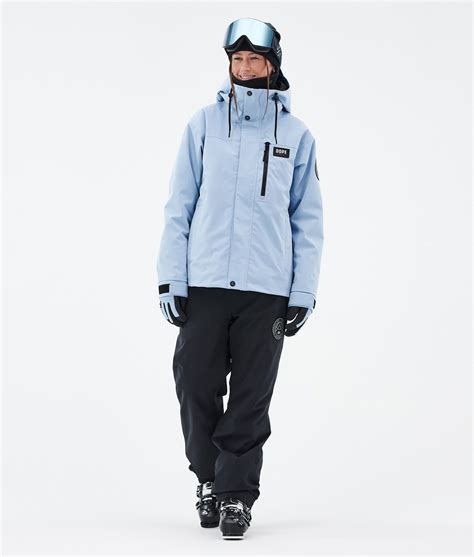 Dope Blizzard W Full Zip Ski Jacket Women Light Blue | Dopesnow.com