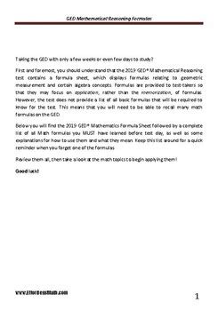 Science Formulas GED 的图像结果