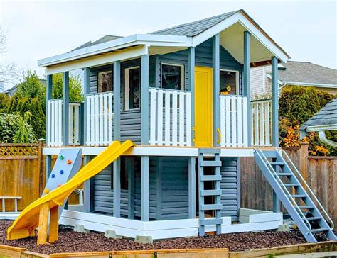Diy Outdoor Playhouse Plans
