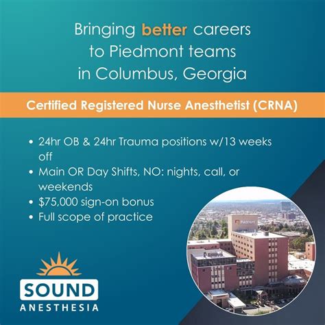 Exciting new Sound Anesthesia practice with Piedmont Columbus Regional ...