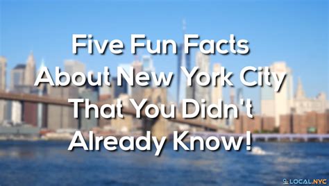 Short Facts About New York at Clifford Hochstetler blog