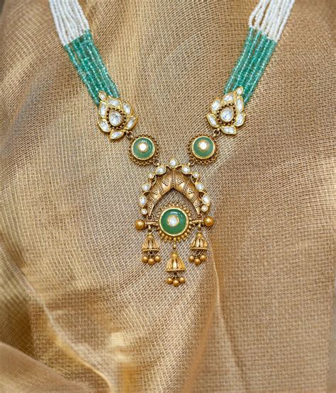 Varnika 22K Gold Necklace Set - R Narayan Jewellers | R Narayan Jewellers