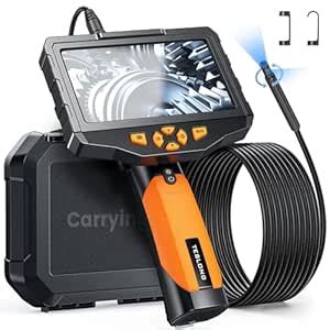 Teslong NTS300 Dual Lens Endoscope with 360° Rotation Probe, 5-Inch ...