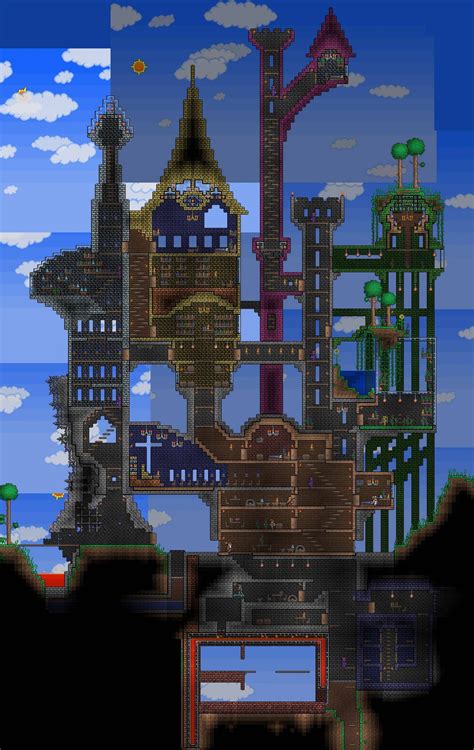 Terraria Spiral Staircase Related Around 4 Years Of Playing Terraria