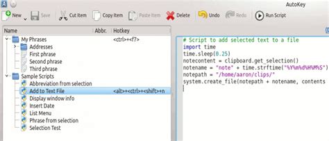Image result for AutoKey Scripts Examples