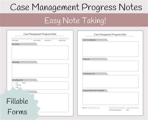 Image result for Case Management Progress Note Examples