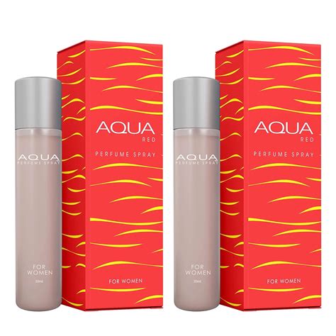 Buy Aqua Red Perfume For Women - Pack of 2 (30 Ml each) Online at Low ...