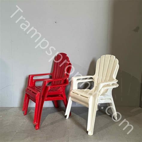 Red & White Children’s Garden Chairs | Tramps Prop Hire
