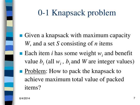 Image result for 0-1 Knapsack Problem Dynamic Programming